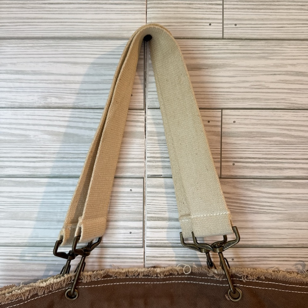 Rick Springfield Stripped Down Brown Tote Bag - image 4